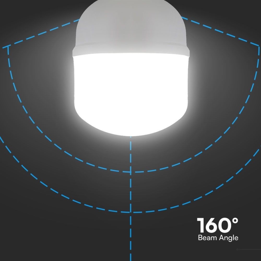 LED-pære T160 E40 E27/60W/230V 6500K