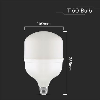 LED-pære T160 E40 E27/60W/230V 6500K