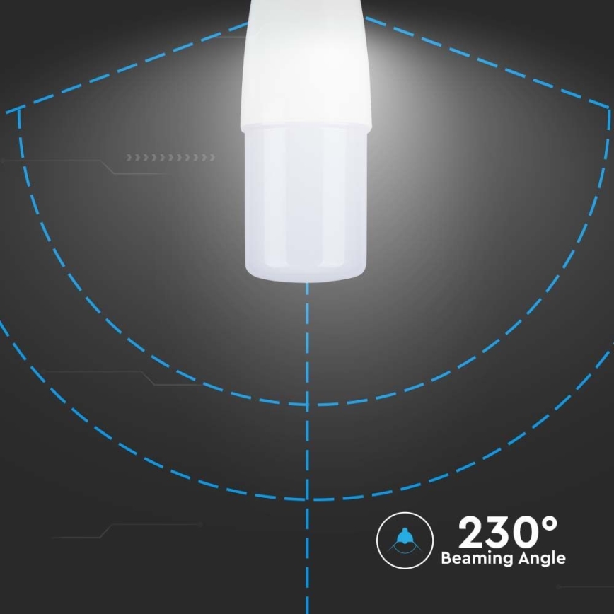 LED-pære T37 E14/9W/230V 2700K