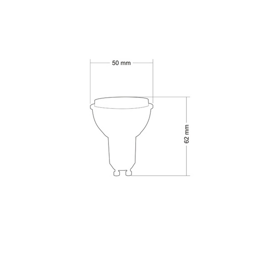 LED-pære til projektør GU10/2W/230V 6400K
