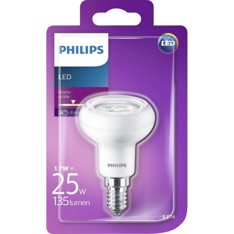 LED-pære til projektør Philips R50 E14/1,7W/230V 3000K