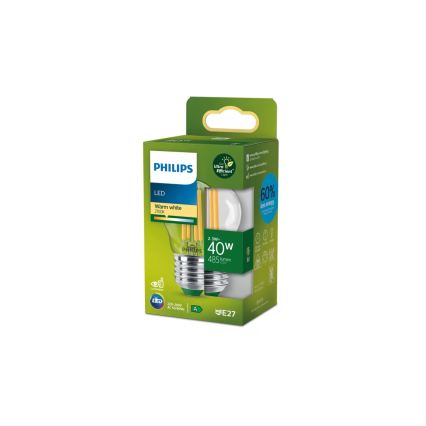 LED-pære ULTRAEFFEKTIV VINTAGE Philips P45 E27/2,3W/230V 2700K