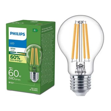 LED-pære ULTRAEFFICIENT VINTAGE Philips A60 E27/4W/230V 3000K
