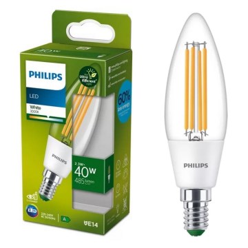 LED-pære ULTRAEFFICIENT VINTAGE Philips B35 E14/2,3W/230V 3000K