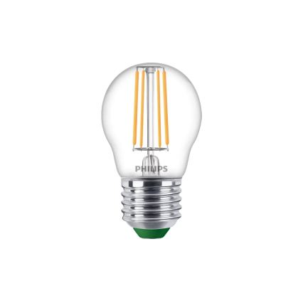 LED-pære ULTRAEFFICIENT VINTAGE Philips P45 E27/1,2W/230V 2700K