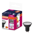 LED-pære VALUE PAR16 GU10/4,5W/230V 4000K 36° sort - Ledvance