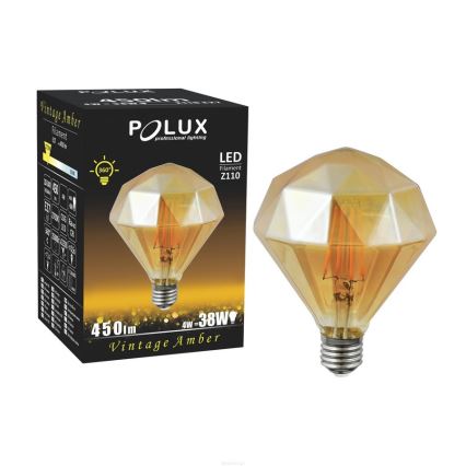 LED-pære VINTAGE AMBER E27/4W/230V 2700K