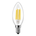 LED-pære VINTAGE C35 E14/6W/230V 3000K – BRILAGI
