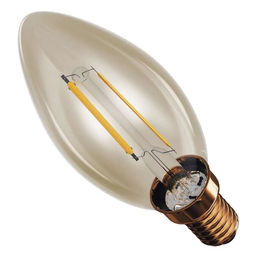 LED-pære VINTAGE E14/2,5W/230V 2200K