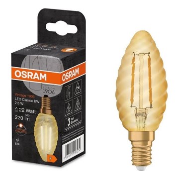 LED-pære VINTAGE E27/2,5W/230V 2400K - Osram