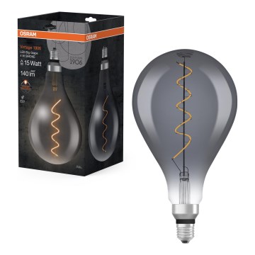 LED-pære vintage filament E27/4W/230V 1800K - Osram