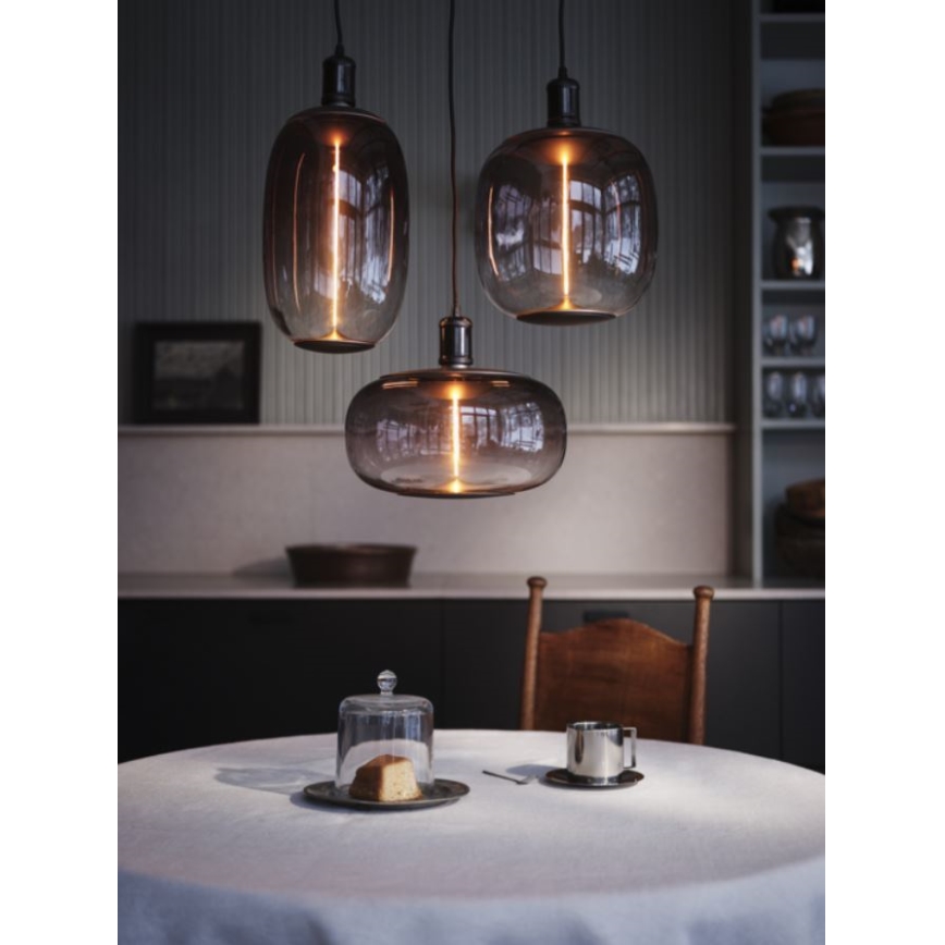 LED-pære VINTAGE FILAMENT E27/4W/230V 2700K røget - Osram