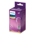 LED-pære VINTAGE Philips A60 E27/2,2W/230V 2700K