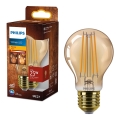 LED-pære VINTAGE Philips A60 E27/3,1W/230V 1800K