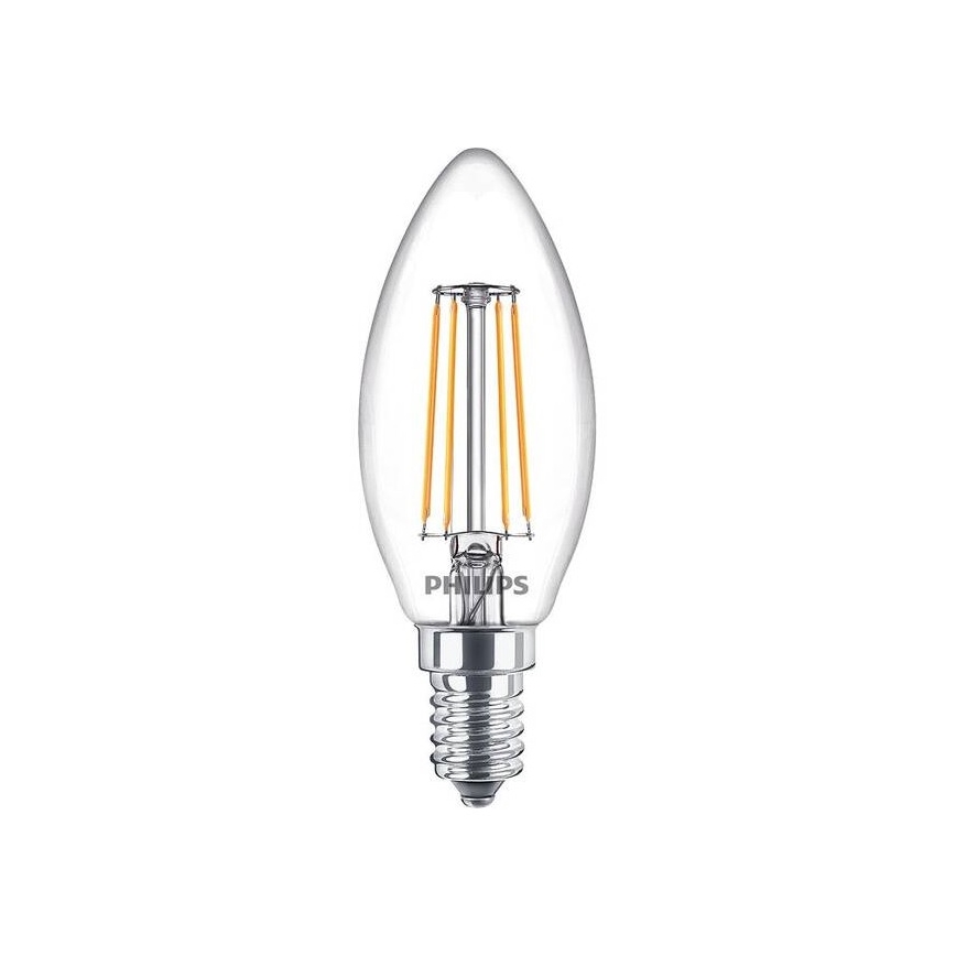LED-pære VINTAGE Philips B35 E14/4,3W/230V 2700K