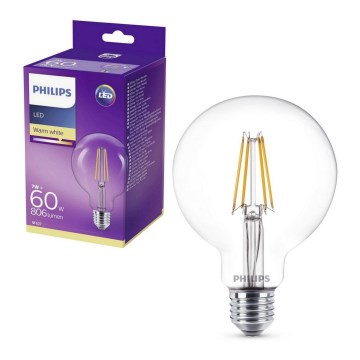 LED-pære VINTAGE Philips E27/7W/230V 2700K