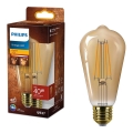 LED-pære VINTAGE Philips ST64 E27/7W/230V 1800K