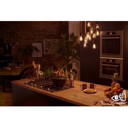 LED-pære VINTAGE Philips ST64 E27/7W/230V 1800K