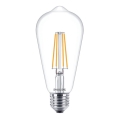LED-pære VINTAGE Philips ST64 E27/7W/230V 2700K