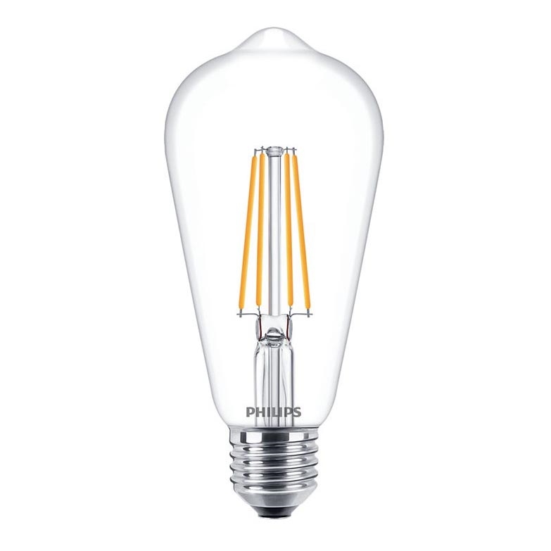 LED-pære VINTAGE Philips ST64 E27/7W/230V 2700K