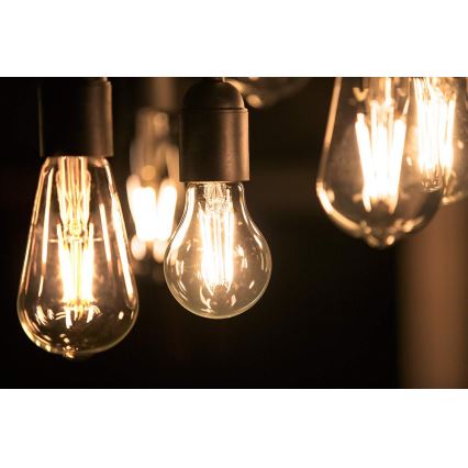 LED-pære VINTAGE Philips ST64 E27/7W/230V 2700K