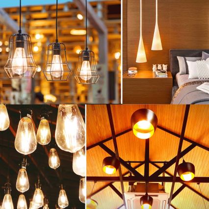 LED-pære VINTAGE ST64 E27/20W/230V 2700K - Aigostar