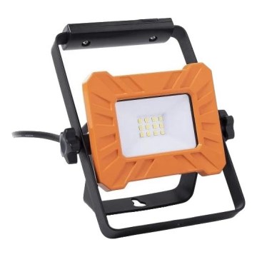 LED-reflektor LED/10W/230V 6500K IP65 orange/sort