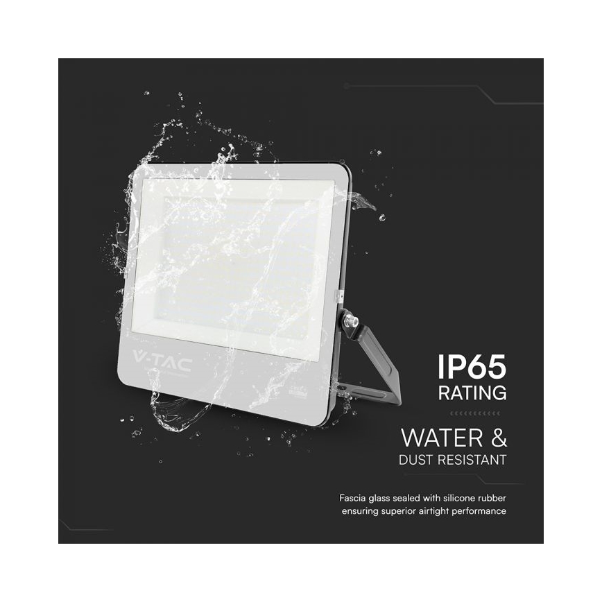 LED-reflektor LED/300W/230V 4000K IP65 sort