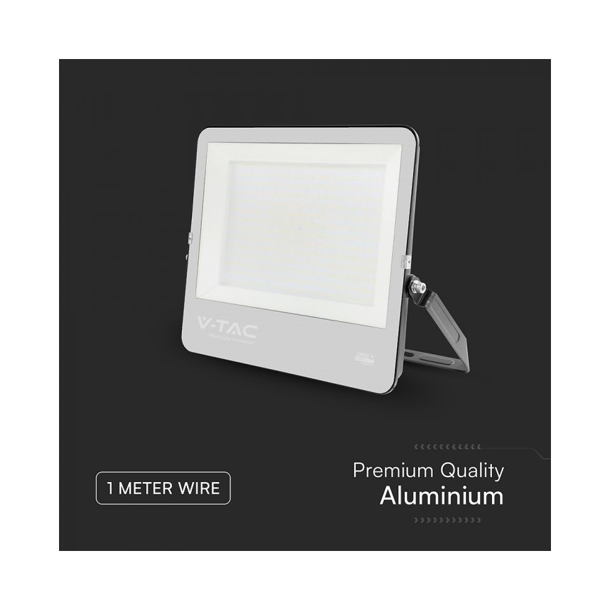 LED-reflektor LED/300W/230V 4000K IP65 sort