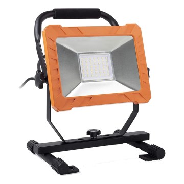 LED-reflektor LED/50W/230V 6500K IP65 orange/sort