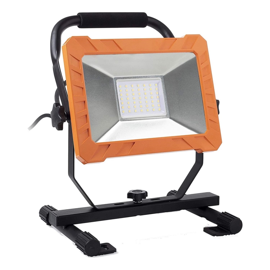 LED-reflektor LED/50W/230V 6500K IP65 orange/sort