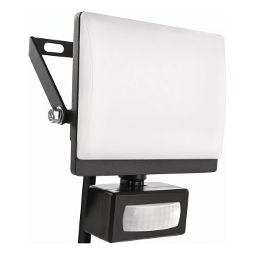 LED-reflektor med bevægelses- og skumringssensor TAMBO EVO LED/20W/230V 4000K IP44 sort