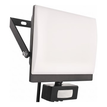 LED-reflektor med bevægelses- og skumringssensor TAMBO EVO LED/30W/230V 4000K IP44 sort