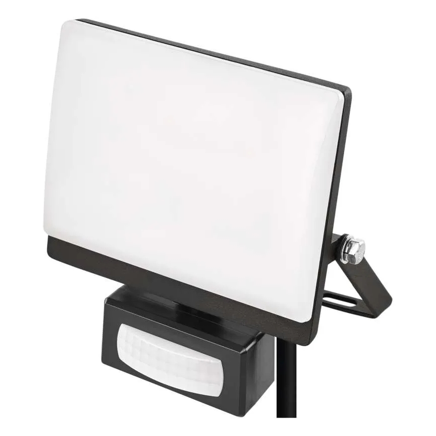 LED-reflektor med bevægelses- og skumringssensor TAMBO EVO LED/20W/230V 4000K IP44 sort