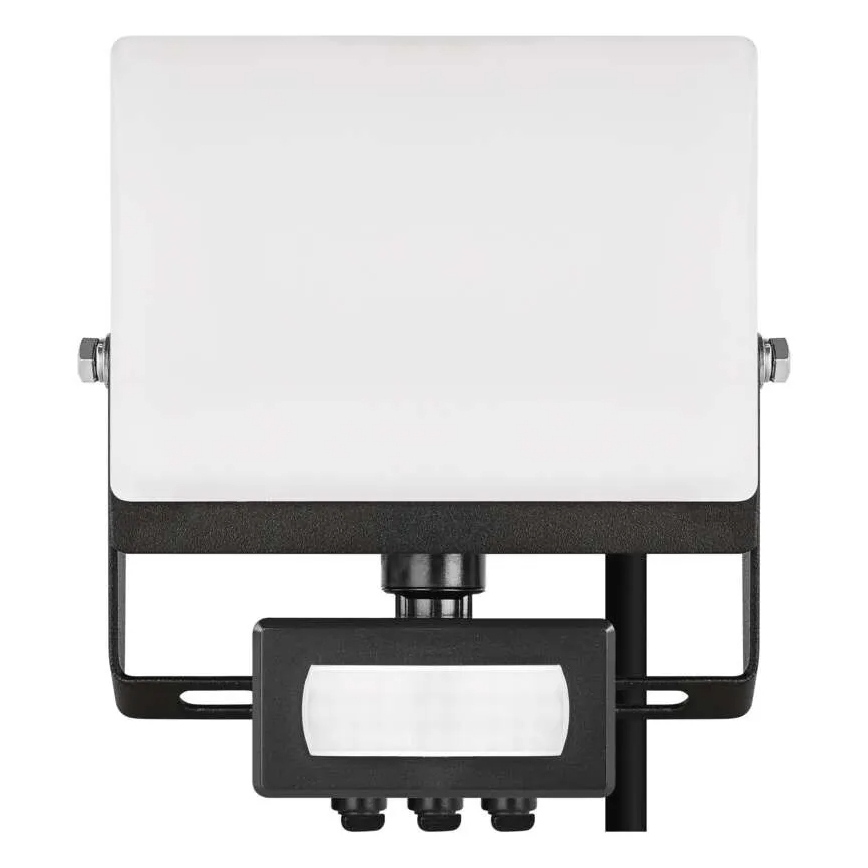LED-reflektor med bevægelses- og skumringssensor TAMBO EVO LED/20W/230V 4000K IP44 sort