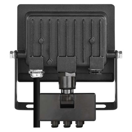 LED-reflektor med bevægelses- og skumringssensor TAMBO EVO LED/20W/230V 4000K IP44 sort