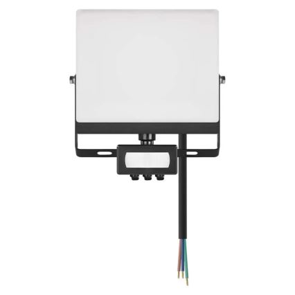 LED-reflektor med bevægelses- og skumringssensor TAMBO EVO LED/30W/230V 4000K IP44 sort