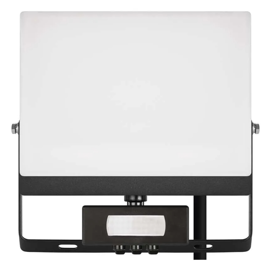 LED-reflektor med bevægelses- og skumringssensor TAMBO EVO LED/50W/230V 4000K IP44 sort