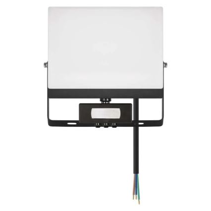 LED-reflektor med bevægelses- og skumringssensor TAMBO EVO LED/50W/230V 4000K IP44 sort