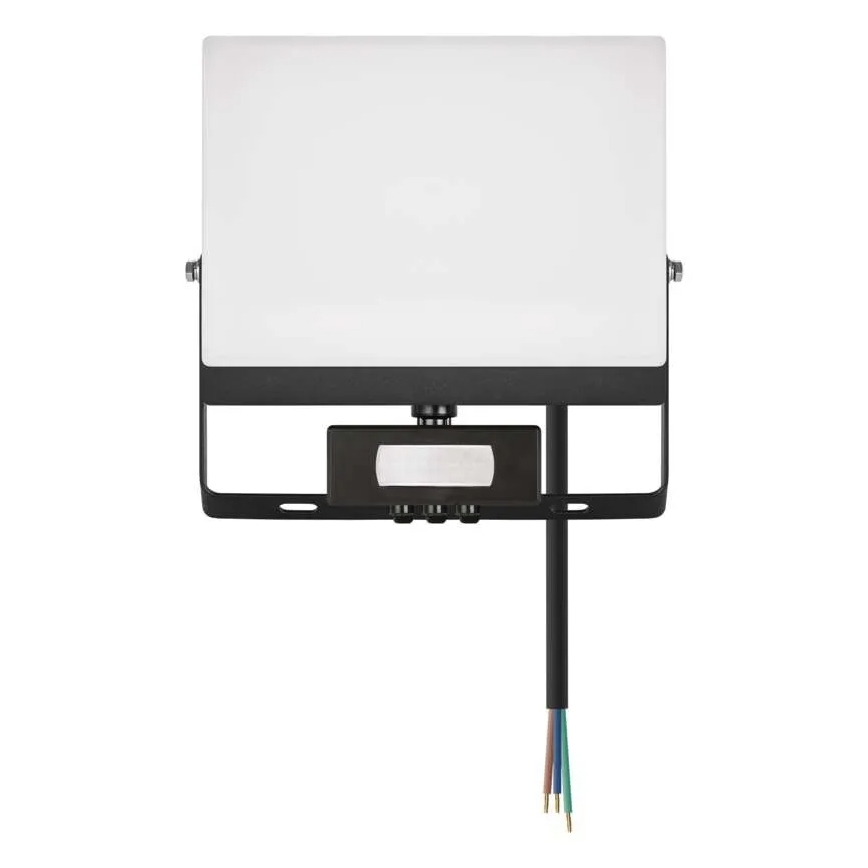LED-reflektor med bevægelses- og skumringssensor TAMBO EVO LED/50W/230V 4000K IP44 sort