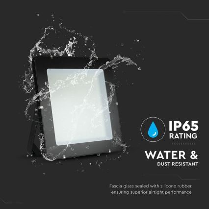 LED-reflektor med SAMSUNG-chip, 1000 W, 230 V, 4000 K, IP65