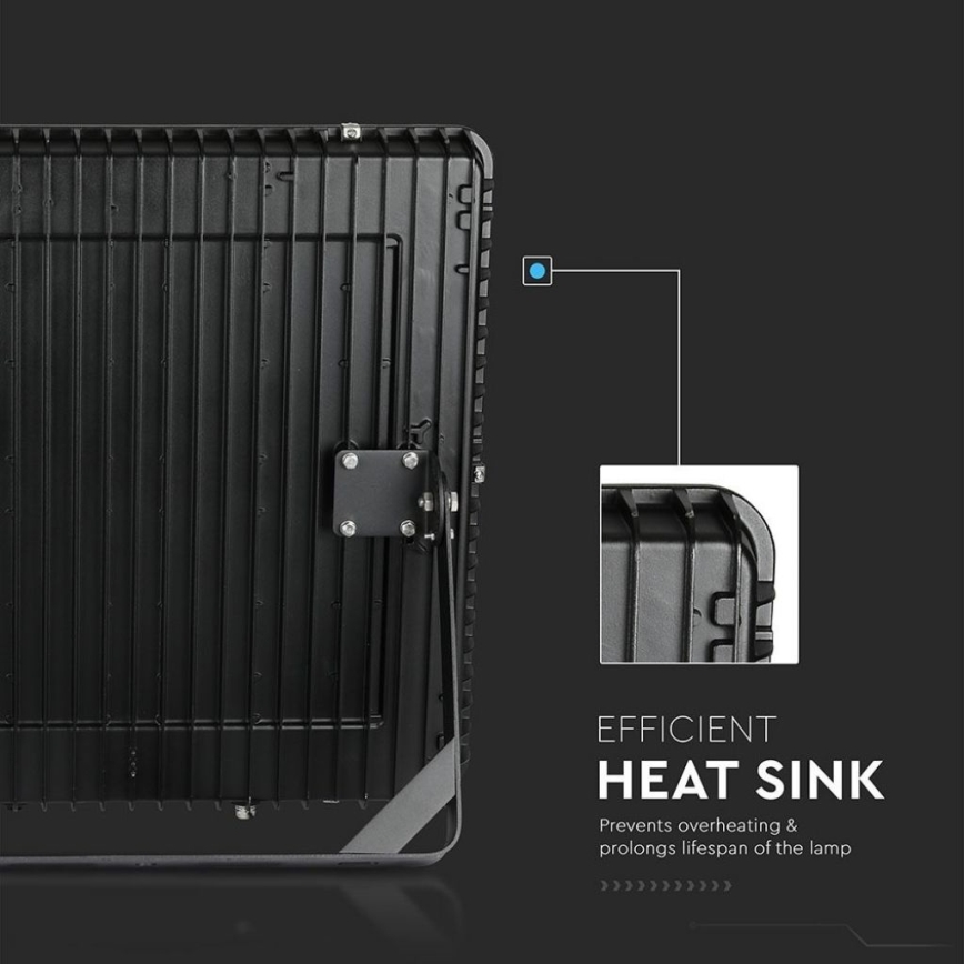 LED-reflektor med SAMSUNG-chip, 1000 W, 230 V, 4000 K, IP65