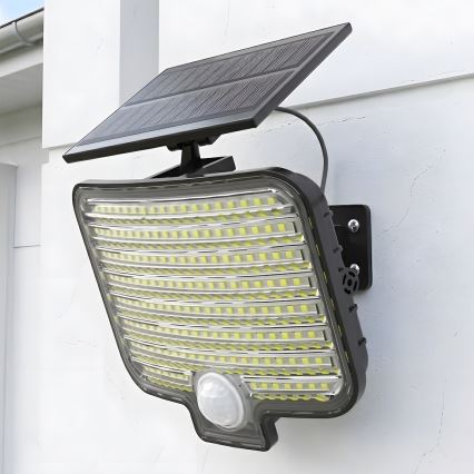 LED-reflektor med sensor og solcellepanel ALEX LED/5,5W/3,7V 1200 mAh IP44