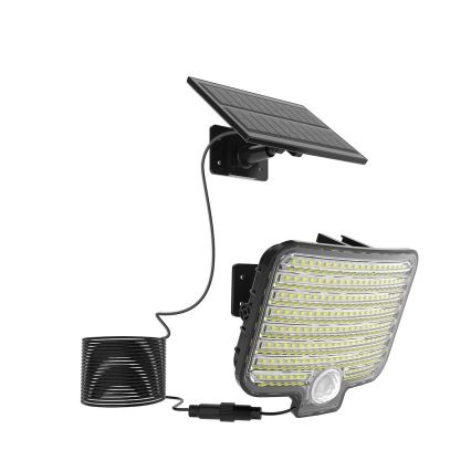 LED-reflektor med sensor og solcellepanel ALEX LED/5,5W/3,7V 1200 mAh IP44