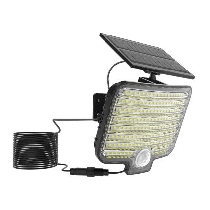 LED-reflektor med sensor og solcellepanel ALEX LED/5,5W/3,7V 1200 mAh IP44