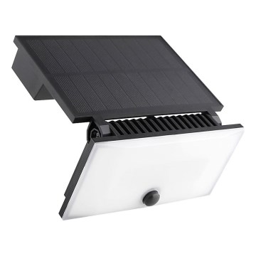 LED-reflektor med sensor og solcellepanel FUJI LED/8W/3,7V 2000 mAh IP65