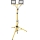 LED-reflektor med stativ, 2 x 50 W LED, 230 V, 6500 K, IP65, gul