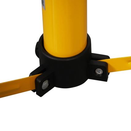 LED-reflektor med stativ, 2 x 50 W LED, 230 V, 6500 K, IP65, gul