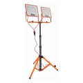 LED-reflektor med stativ 2xLED/100W/230V 4500K IP65 orange
