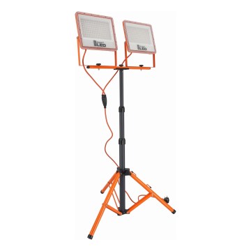 LED-reflektor med stativ 2xLED/100W/230V 4500K IP65 orange